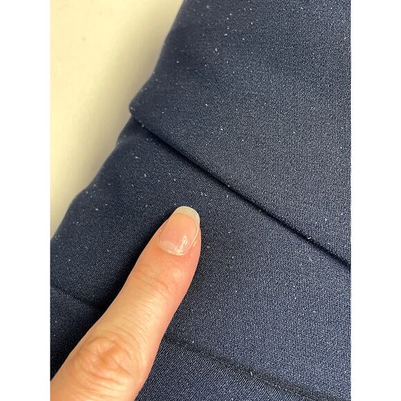 CARMEN MARC VALVO Kayla Cold Shoulder Ruffle Halter Neck Ball Gown Size 6 - Picture 5 of 10